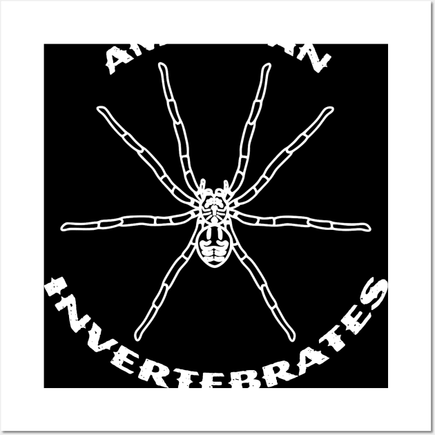 American Invertebrates Okefenokee Fishing Spider logo Wall Art by Cult of Tofu